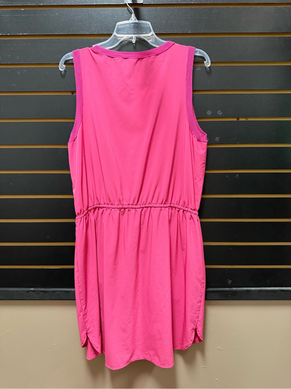 Athleta Santorini Cinch Waist Tank Dress Pink Size Large - Picture 4 of 4